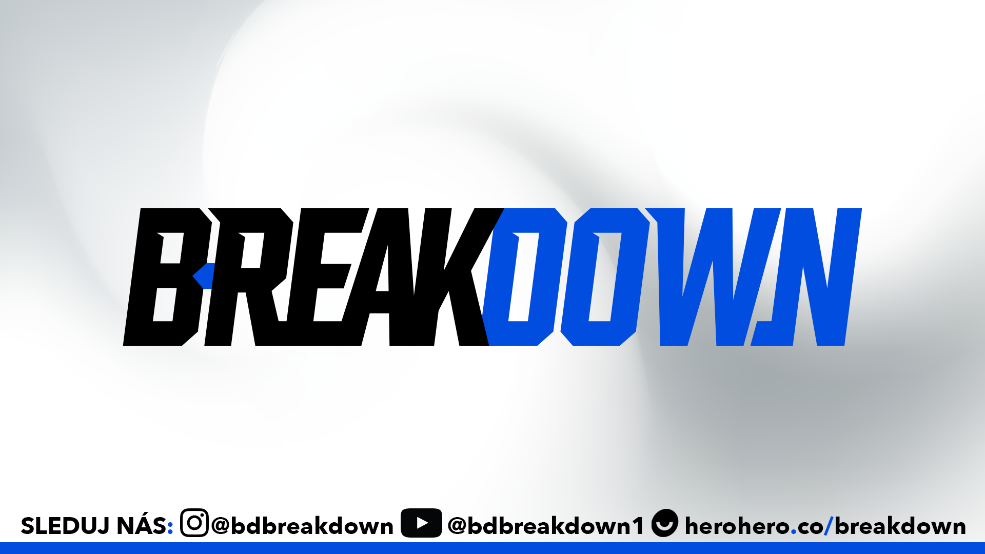 Breakdown — hlavní logo streamu