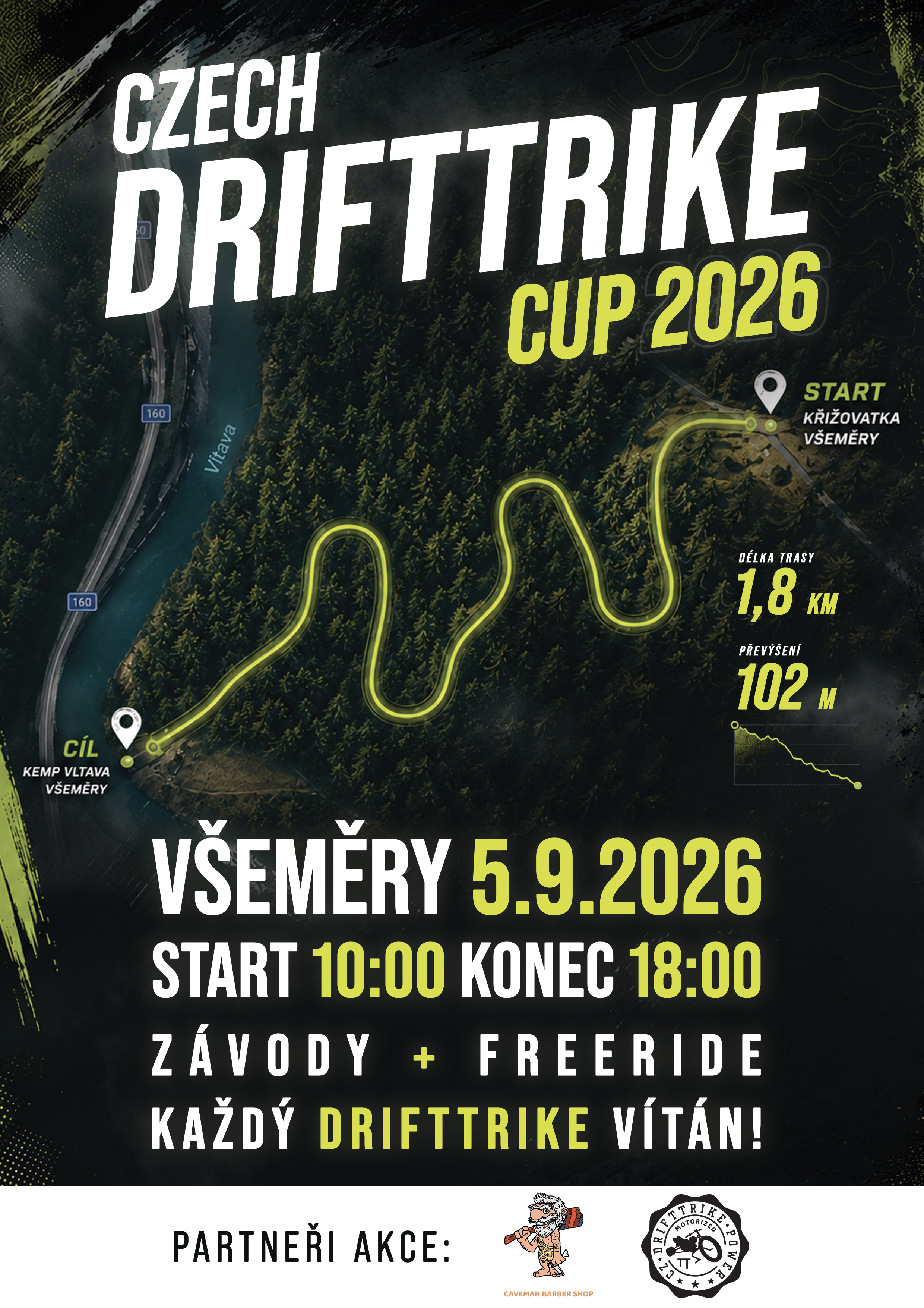 Caveman — Drifttrike 2026 design