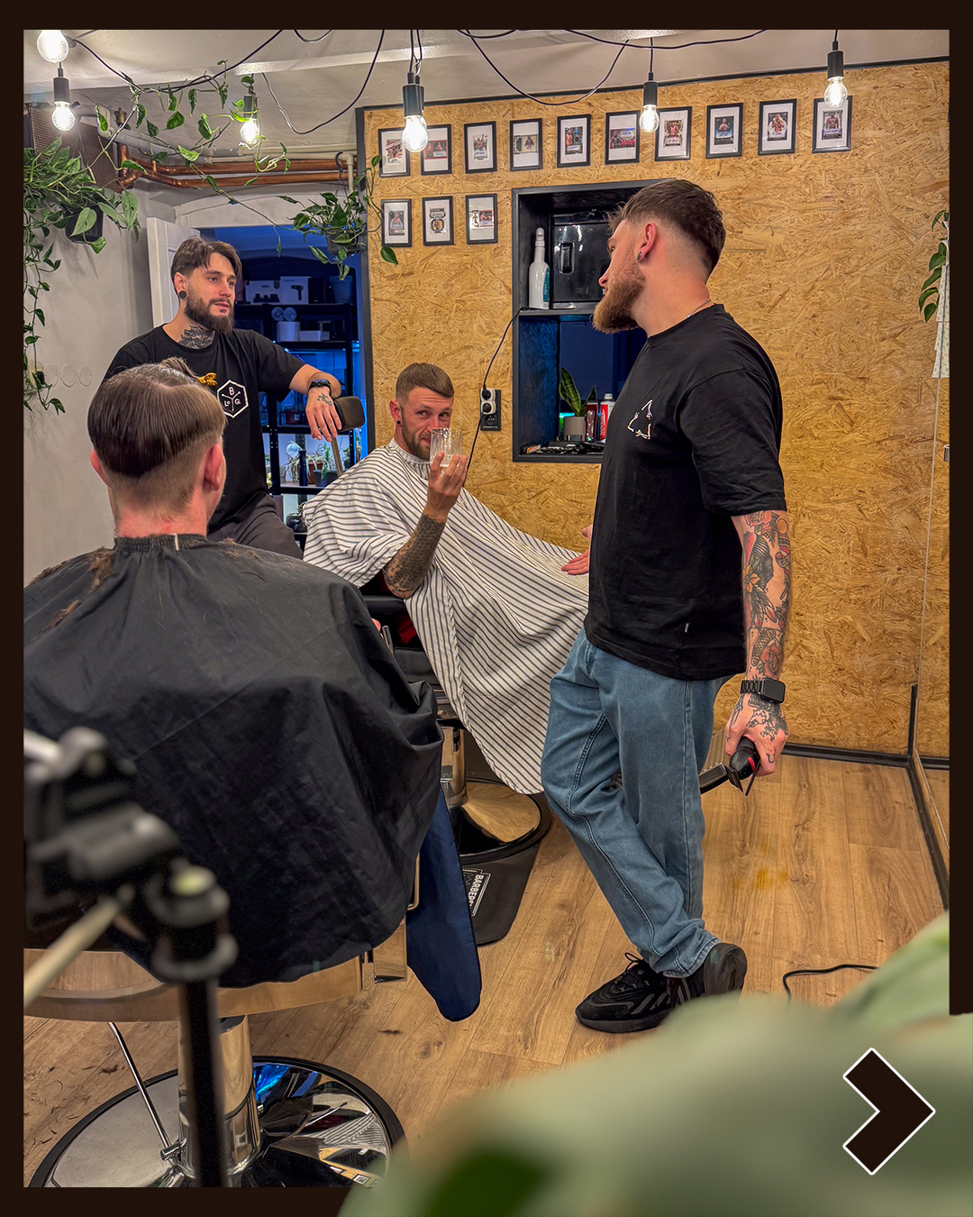 Caveman Barbershop — atmosféra provozovny