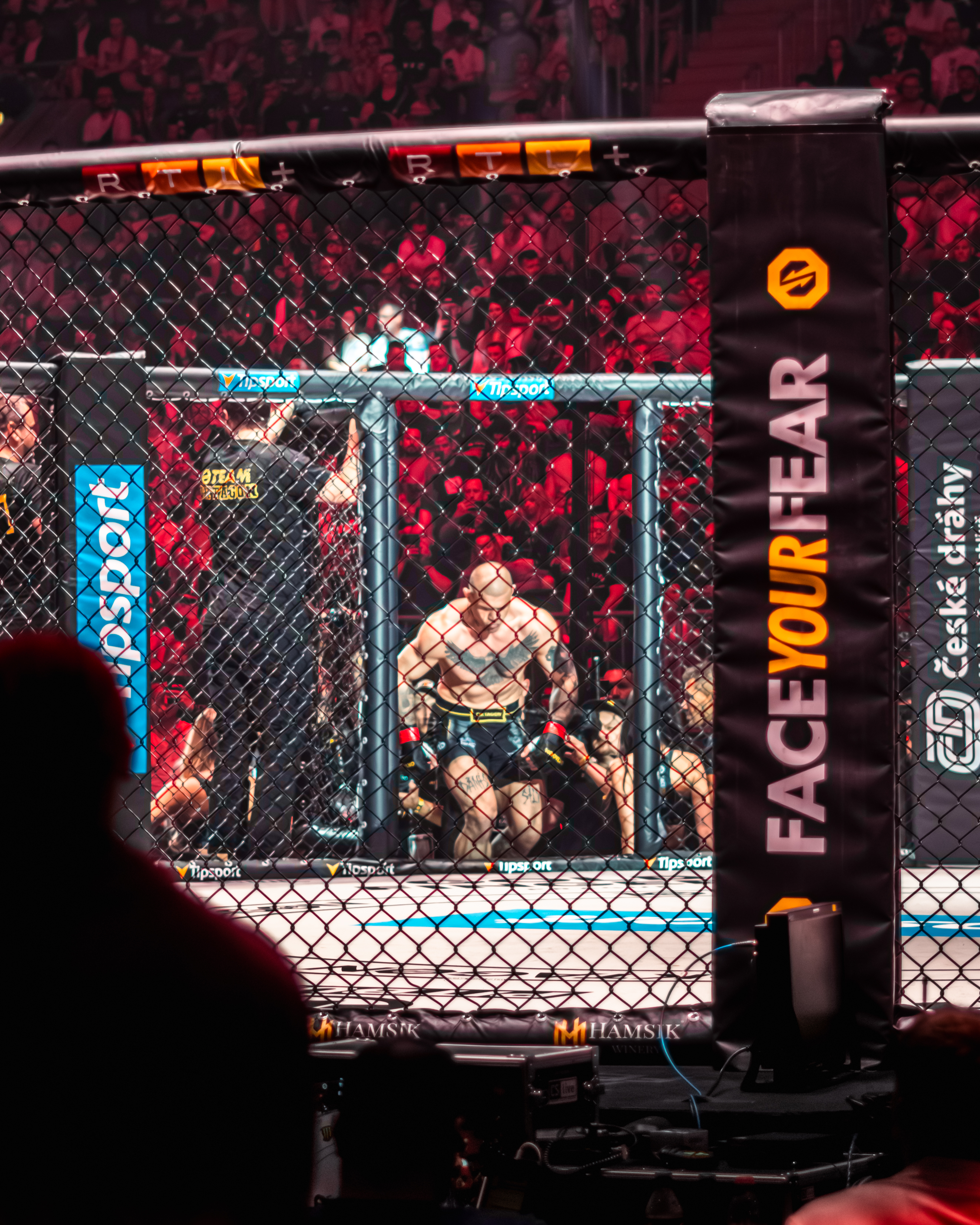 MMA event — atmosféra