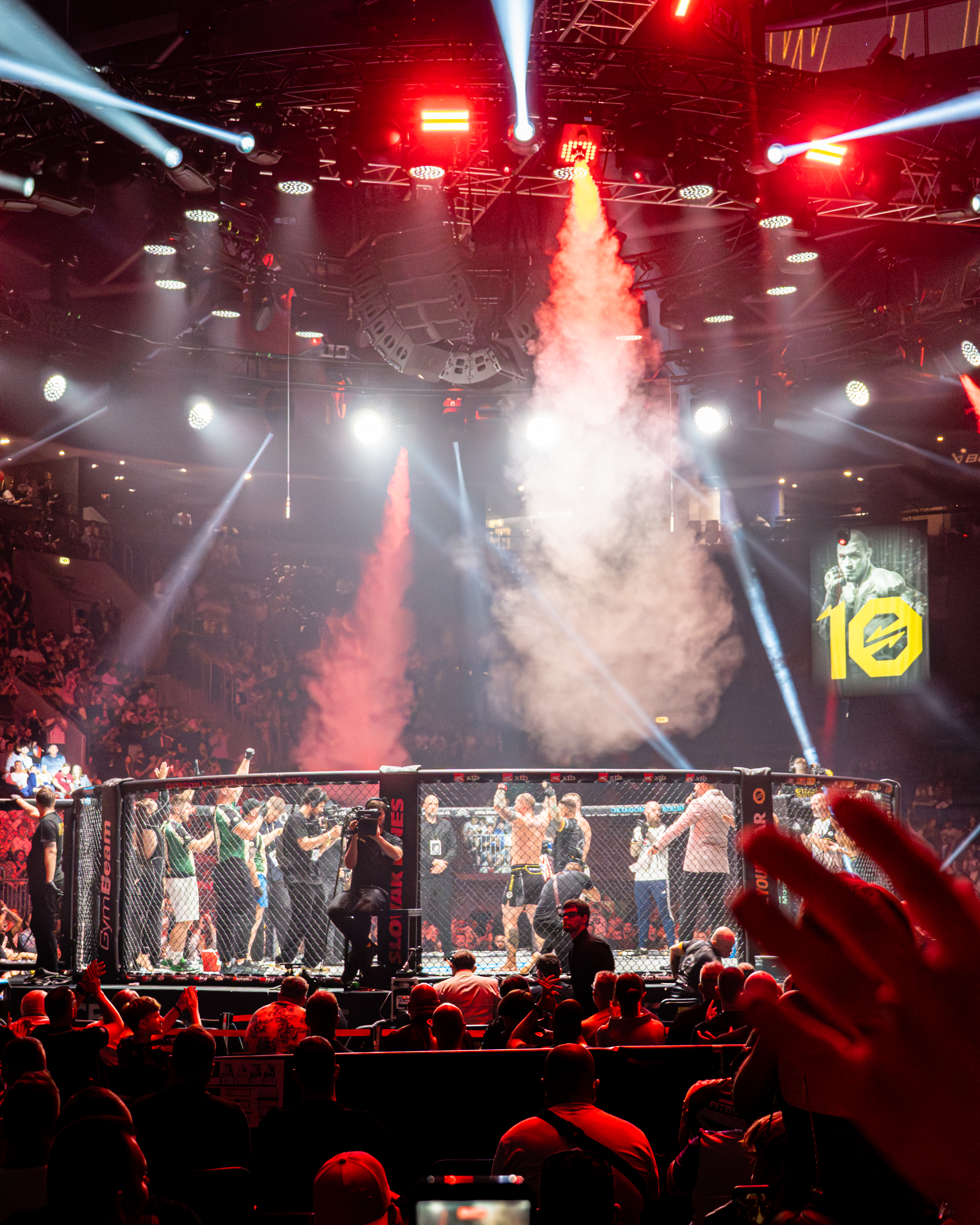 MMA event — reportážní fotografie